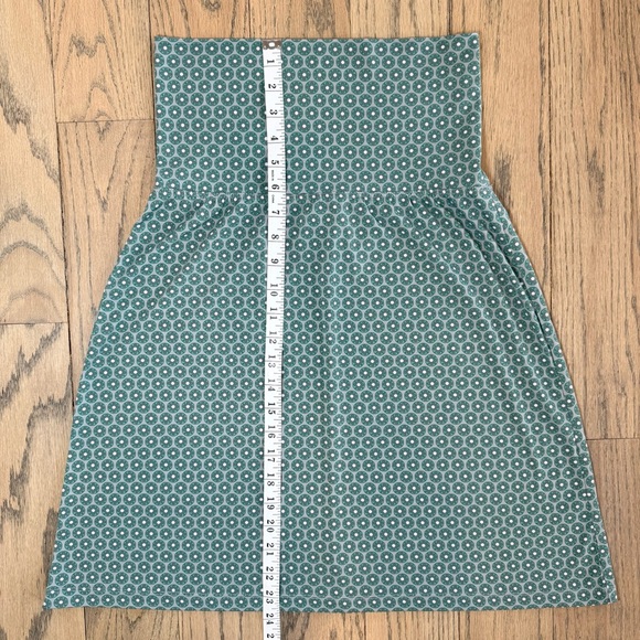 Max Studio Women’s Foldover Gray and Green Patterned Geometric Skirt Size Small - Picture 7 of 10